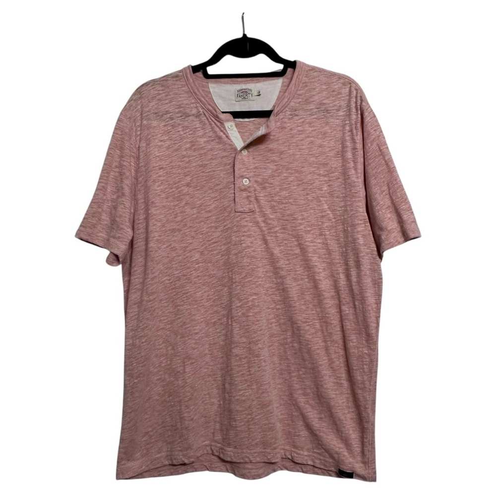 Faherty Pink/salmon color Short Sleeve Tee